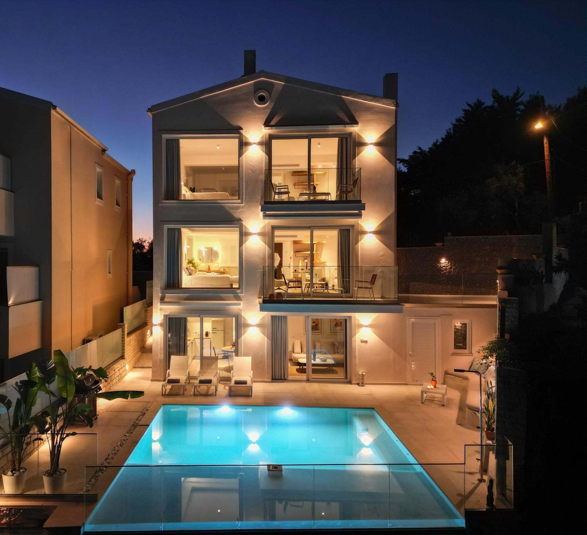 Achillion Luxury Corfu Villa & Suites Perama  Exterior photo